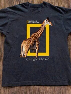 I Just Gotta Be Giraffe Shirt, National Geographic Graphic Tee, Nature Gift